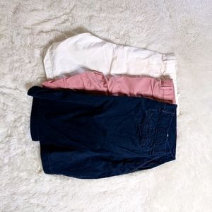 Three pairs 38" men's shorts - Uniqlo, Old Navy